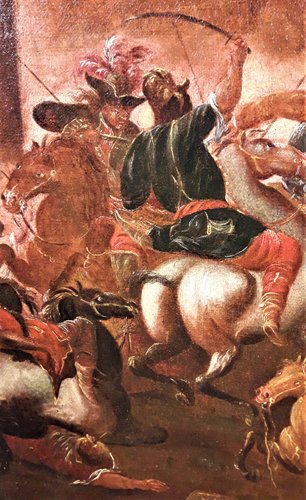 Battaglia tra Cavalieri Turchi e Cristiani